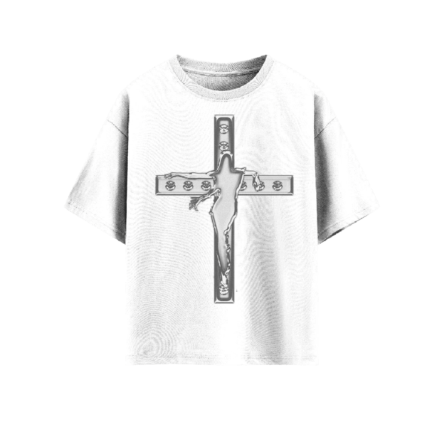 TSHIRT CROCE WHITE