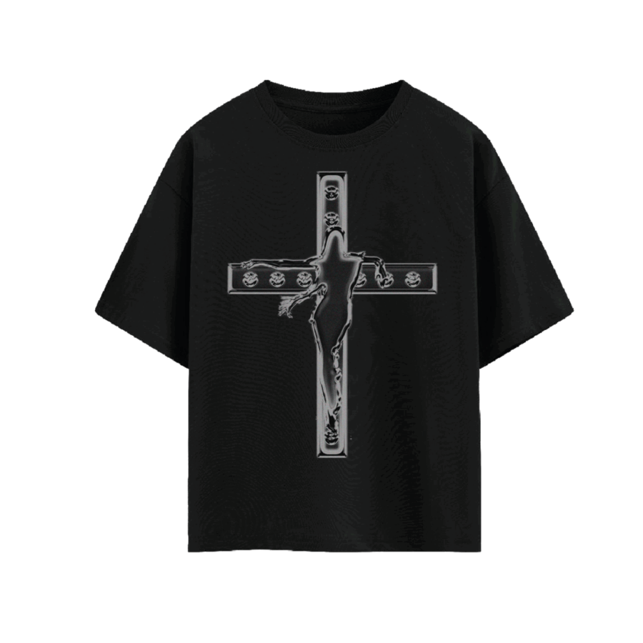 TSHIRT CROCE BLACK